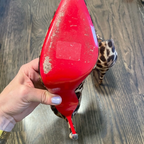 Christian Louboutin Leopard Heels - Picture 6 of 7